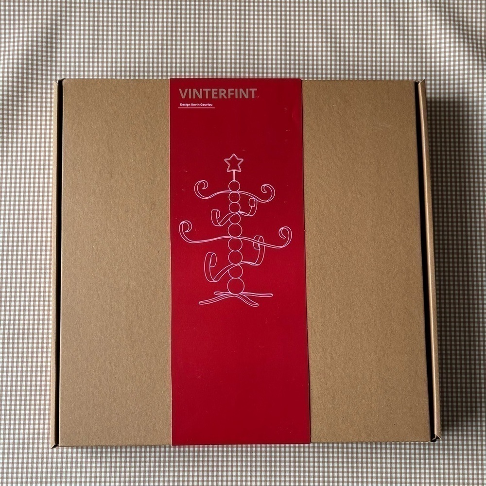 IKEA VINTERFINT Decoration Christmas tree shaped pine/white. NEW‎